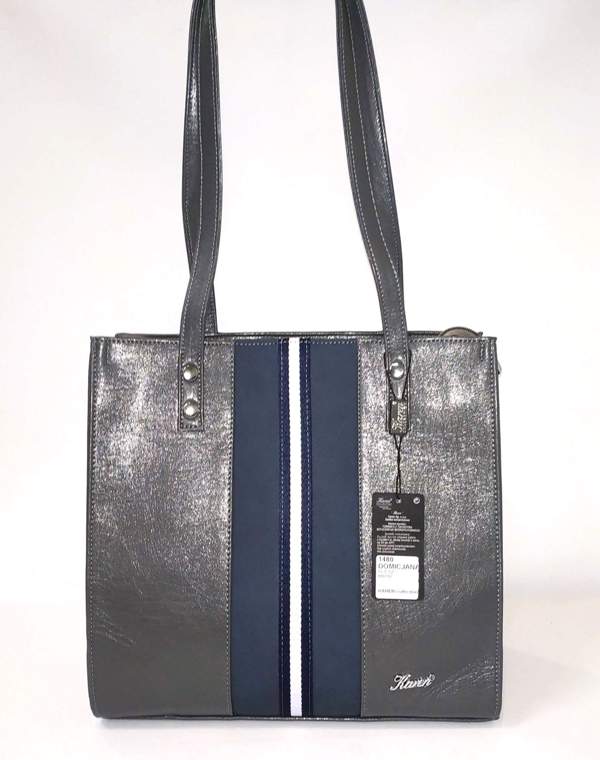 Сумка жіноча KAREN DOMICJANA 1480 grey-blu